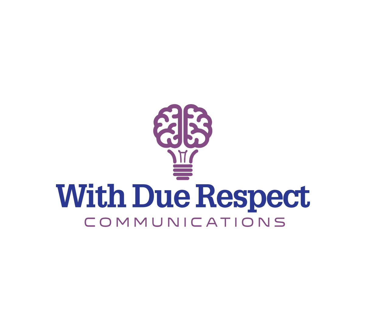 Logo Design by Thomas DeHart for With Due Respect Communications | Design: #3020750