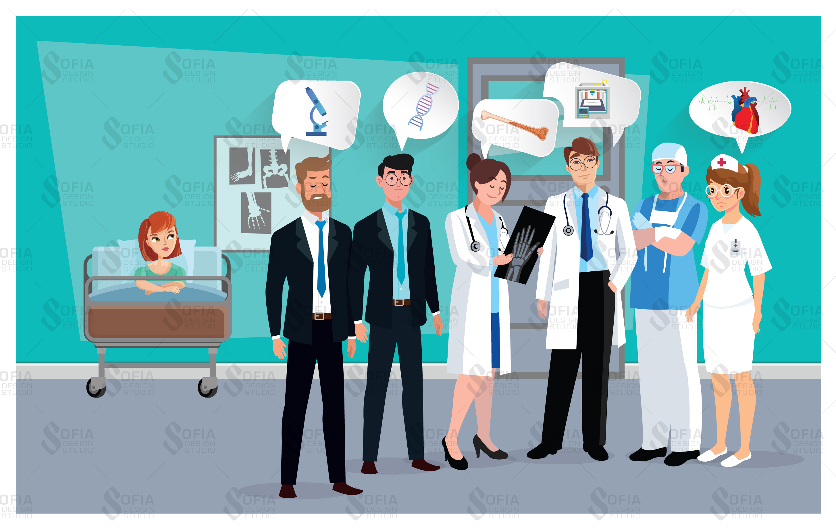 Illustration Design by SofiaDesignStudio for this project | Design #23617443
