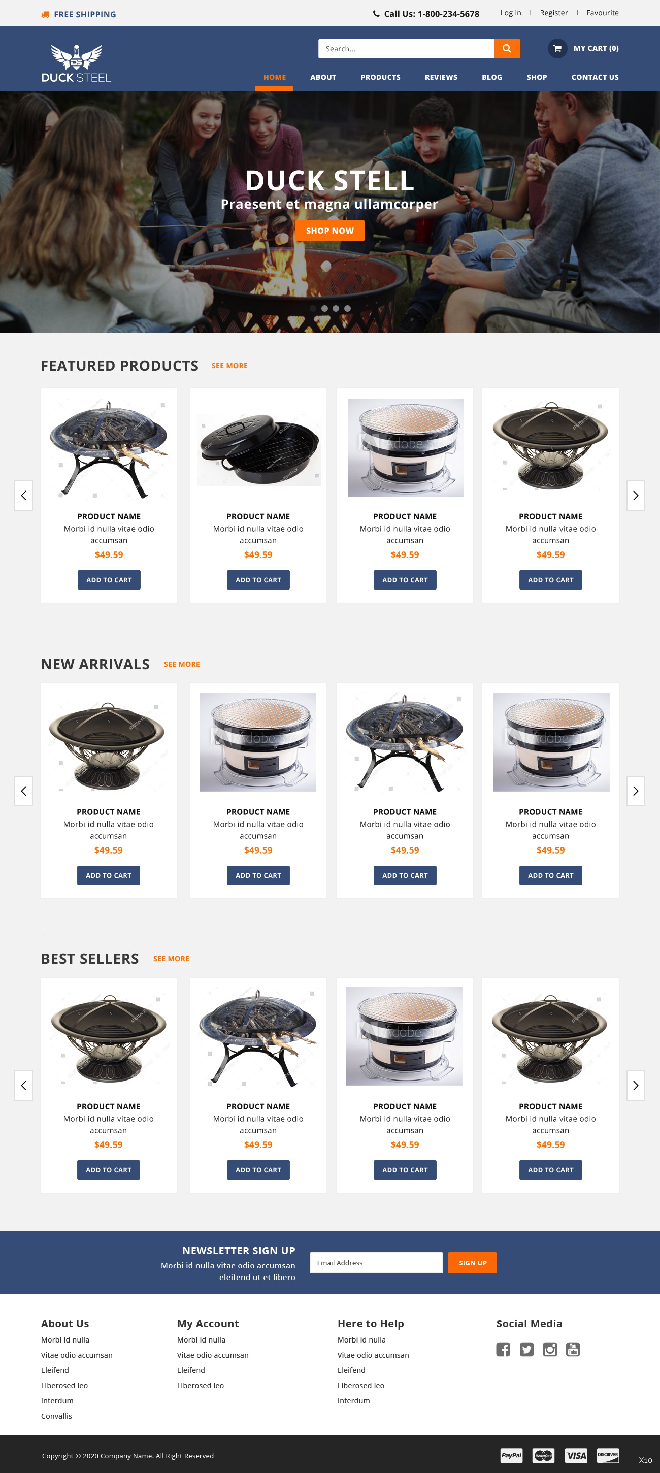 Diseño Web por pb para Ducksteel Llc. | Diseño #23580954
