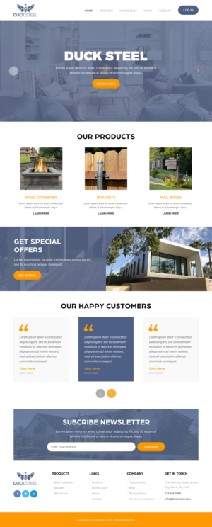 Diseño Web por rightway para Ducksteel Llc. | Diseño: #23579424