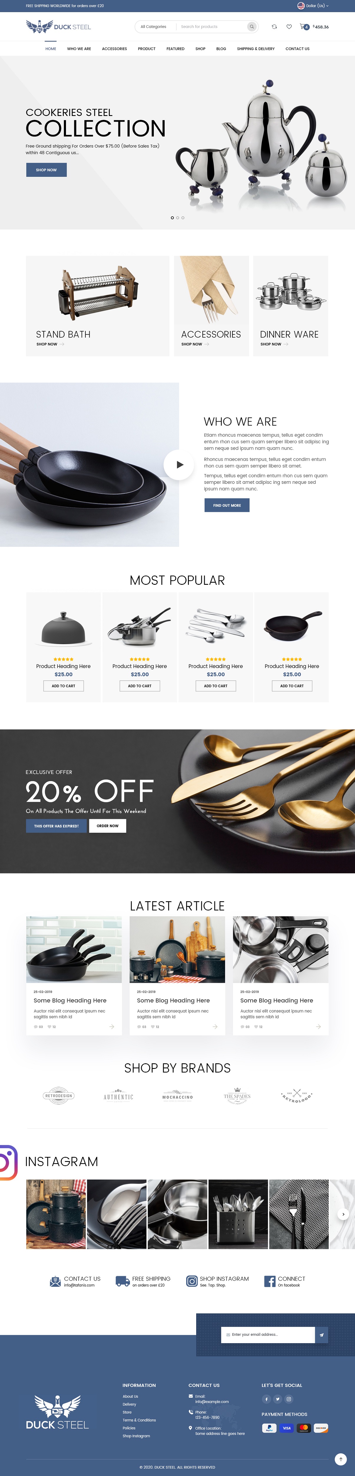 Web Design by syrwebdevelopment for Ducksteel Llc. | Design #23578311