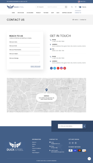Web Design by syrwebdevelopment for Ducksteel Llc. | Design: #23578312