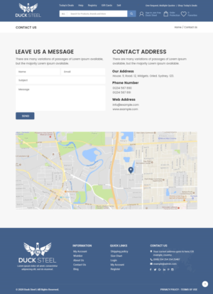 Web Design by nzdesigners for Ducksteel Llc. | Design: #23578132