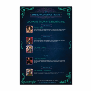 Graphic Design by PAS-CREATIVE for Jefferson Center for the Arts | Design: #23578122