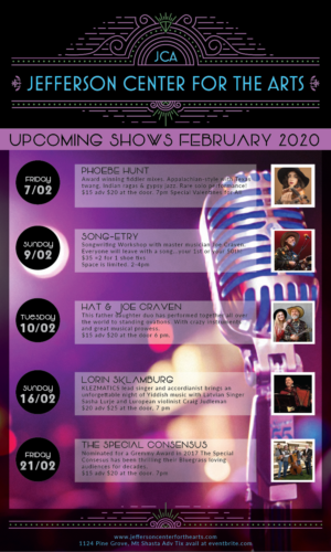 Graphic Design by Teona for Jefferson Center for the Arts | Design: #23572546