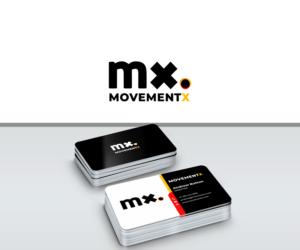 Company will be called MovementX - same font as logo | Logo Design by Mario