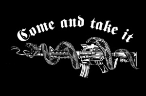 Come and take it tshirt | T-shirt Design by Bayu_susilo