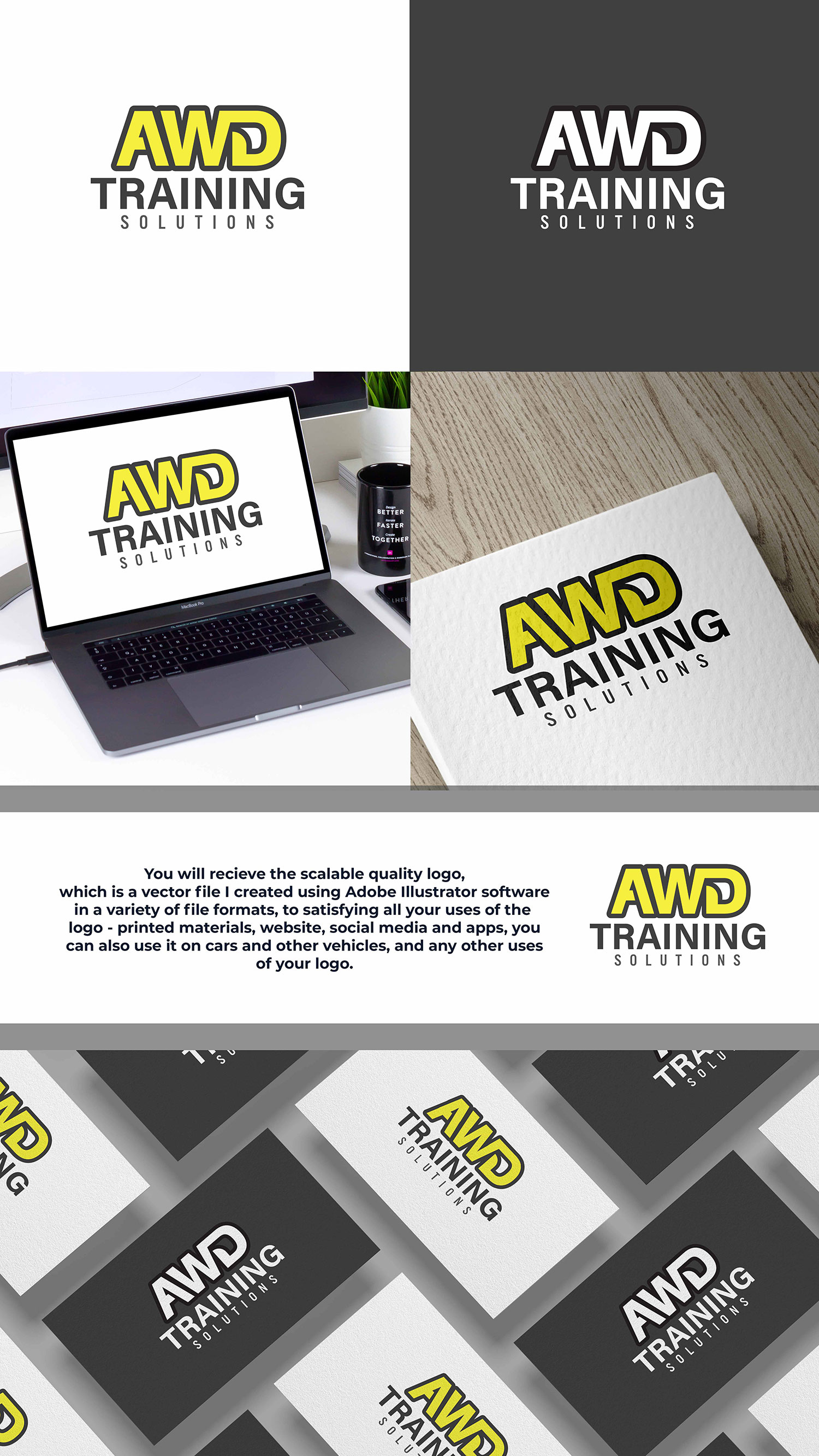 Logo Design by Dil_gfx for AWD Training Solutions | Design #23565096