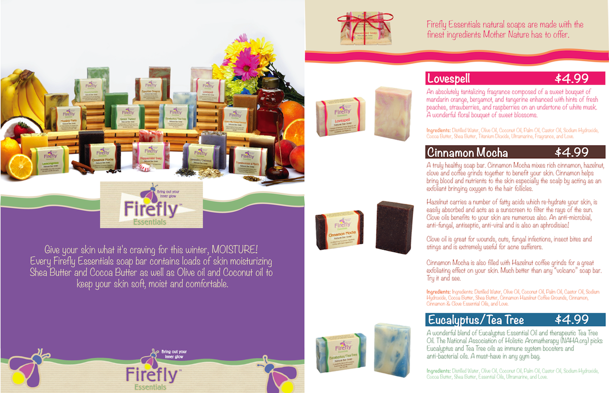 Brochure Design by Meri for Firefly Essentials | Design #3051871