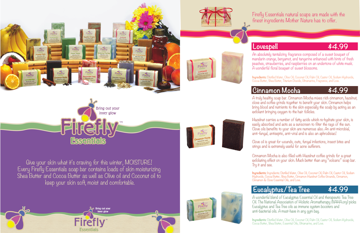 Brochure Design by Meri for Firefly Essentials | Design #3051988