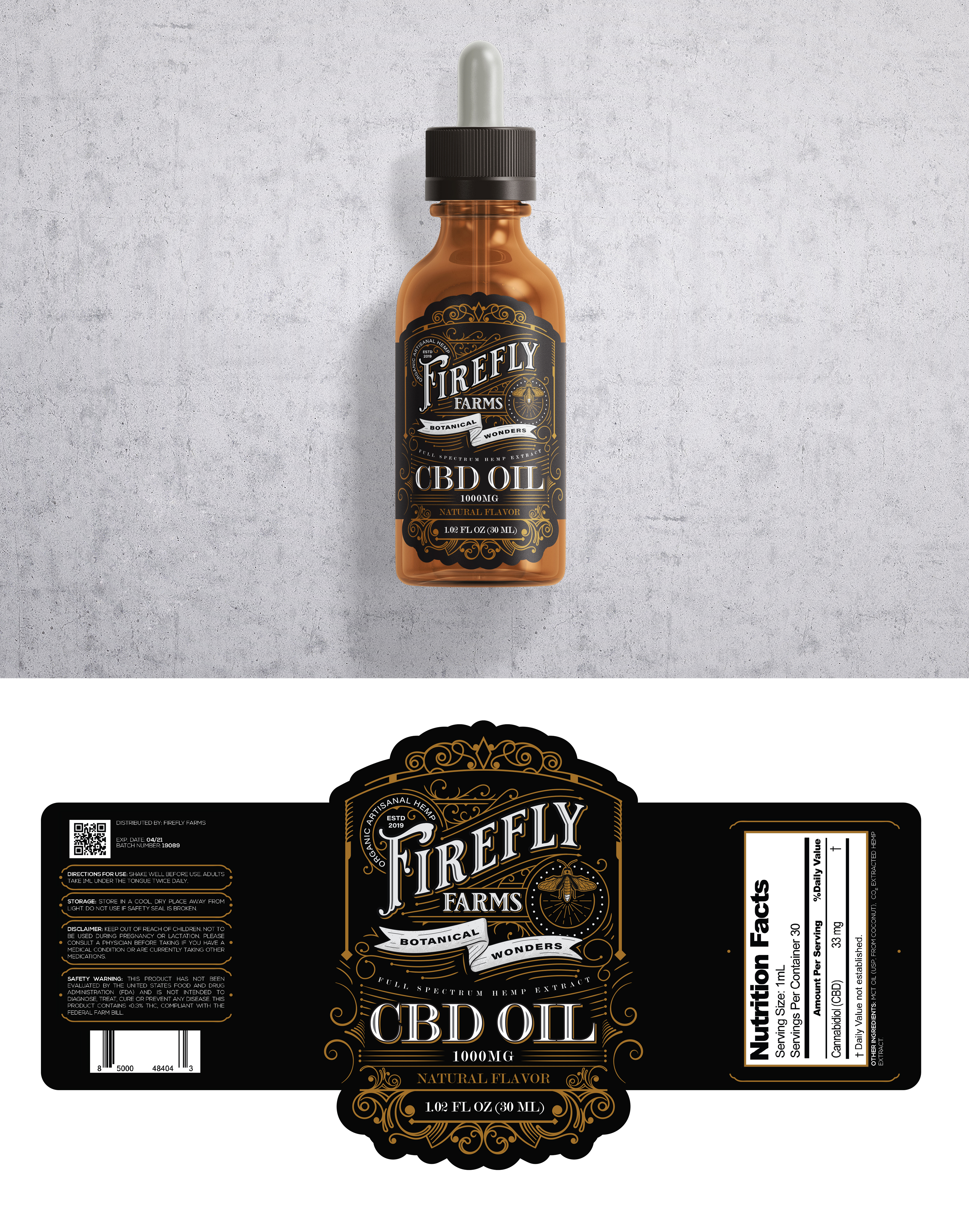 Label Design by artgroup 48 for Firefly Farms Botanical Wonders | Design #23591268