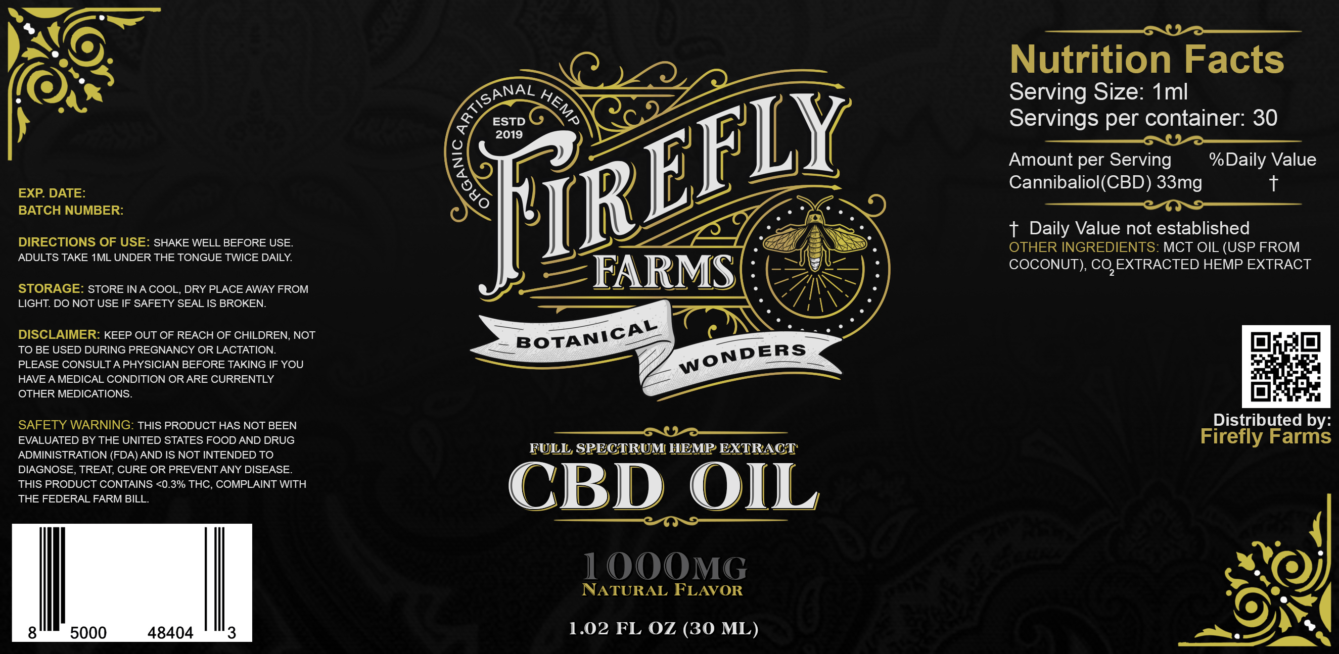 Etikett-Design von Nordic Designer für Firefly Farms Botanical Wonders | Design #23608431