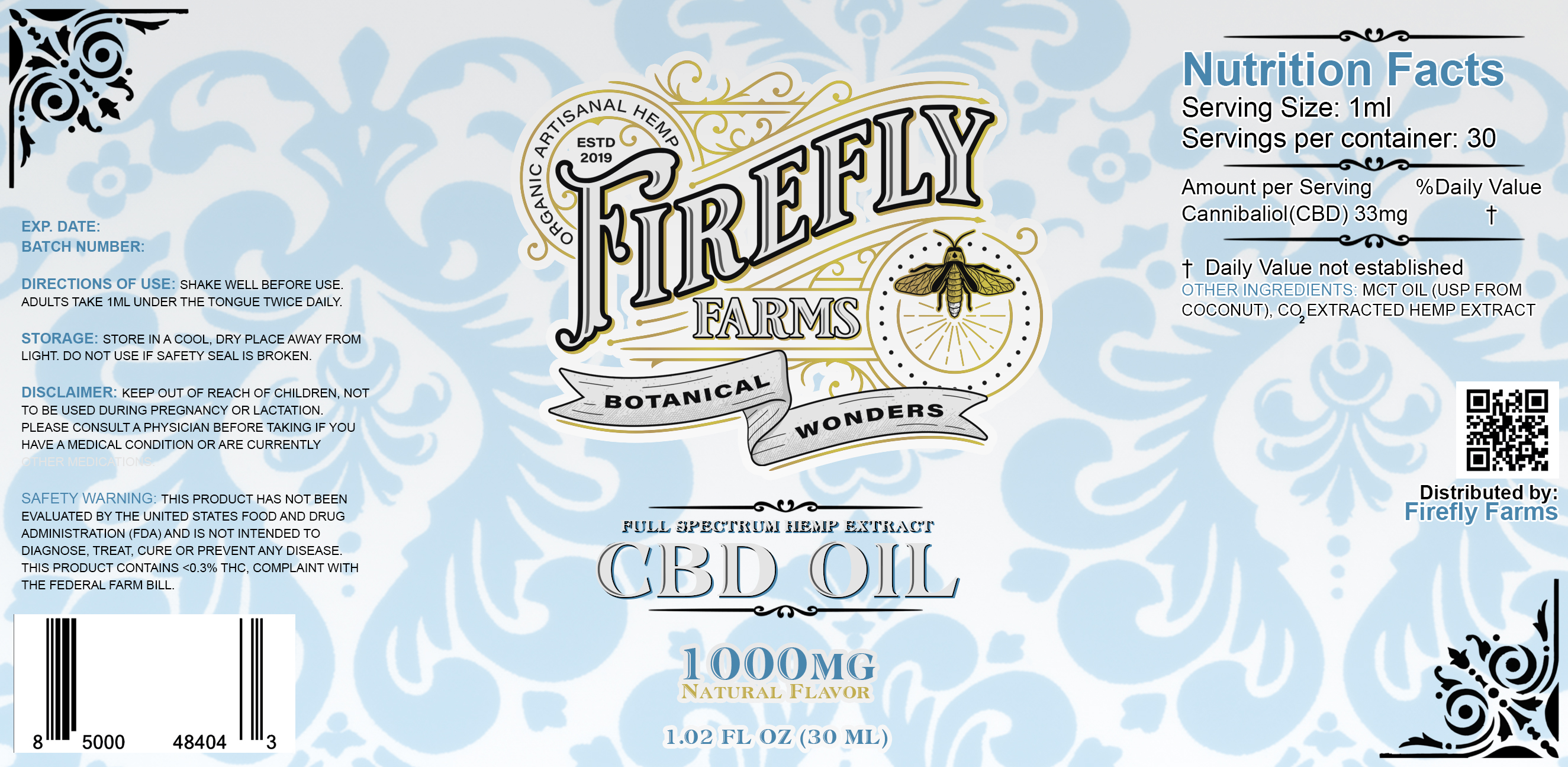Label Design by Nordic Designer for Firefly Farms Botanical Wonders | Design #23608433