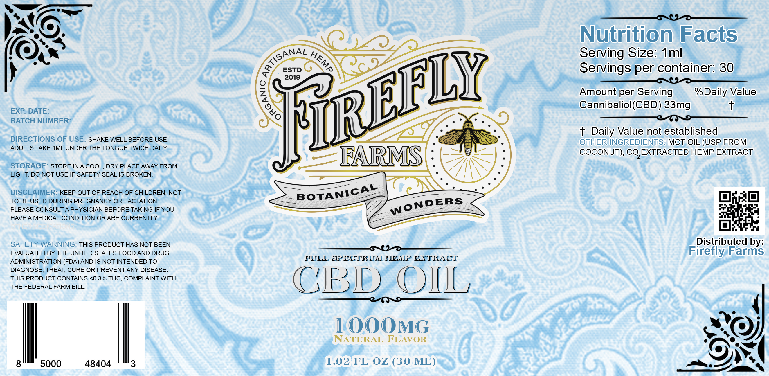 Label Design by Nordic Designer for Firefly Farms Botanical Wonders | Design #23608434