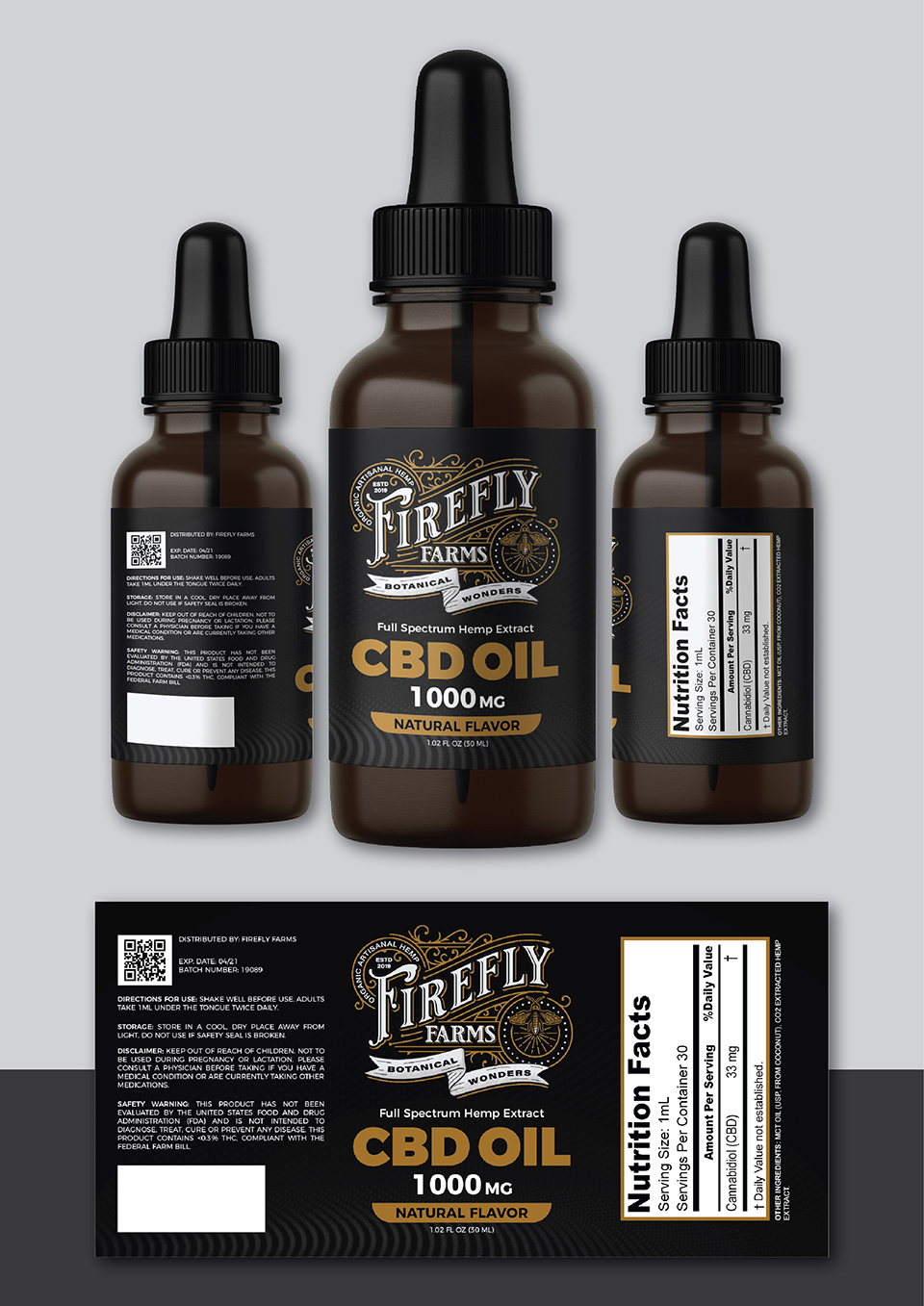 Diseño de Etiqueta por Deziners Zone para Firefly Farms Botanical Wonders | Diseño #23572263