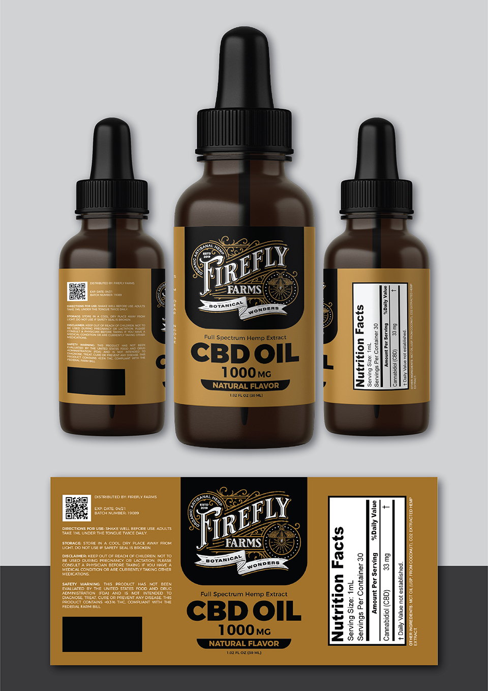 Diseño de Etiqueta por Deziners Zone para Firefly Farms Botanical Wonders | Diseño #23572264