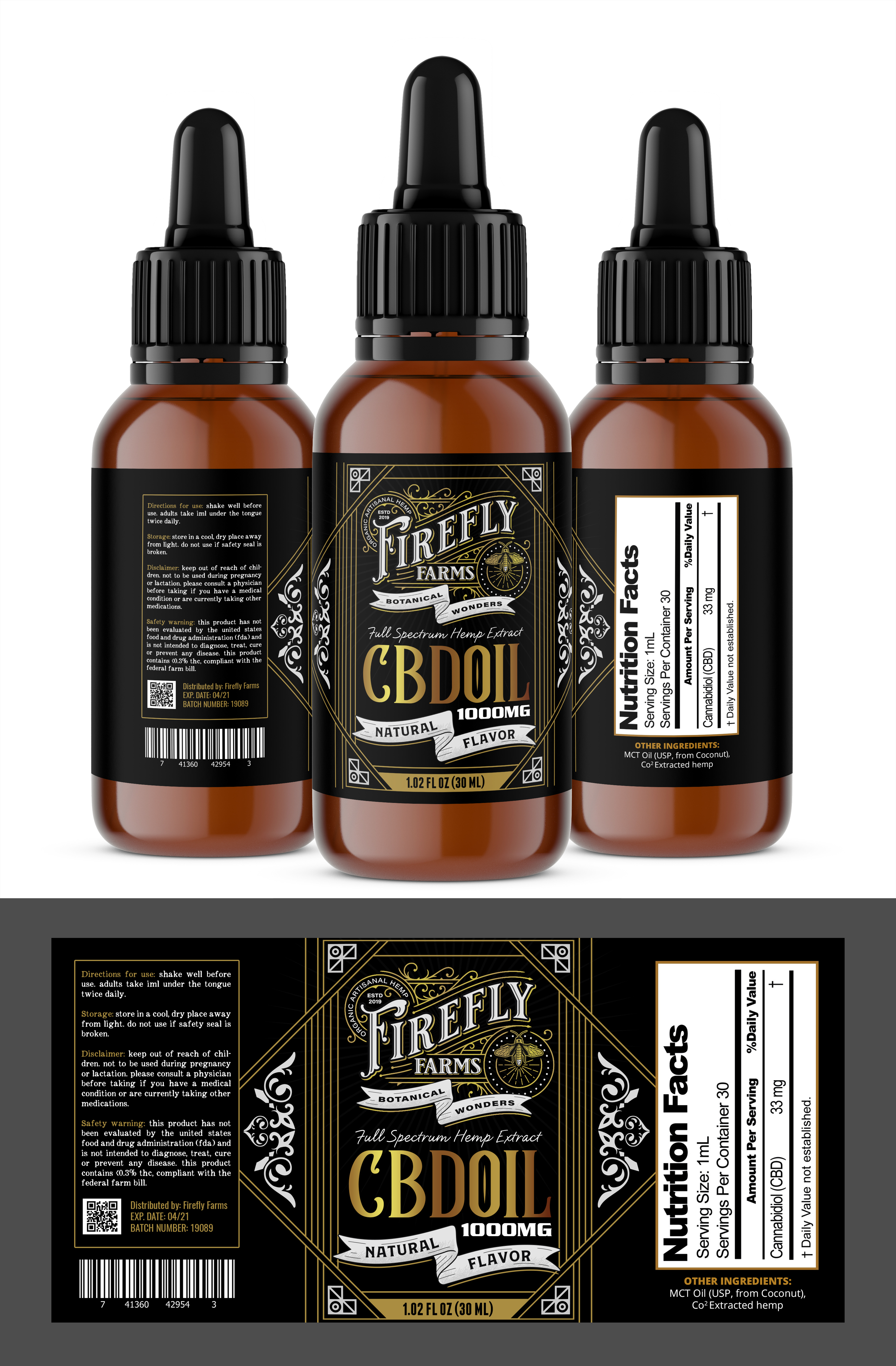Label Design by SAI DESIGNS for Firefly Farms Botanical Wonders | Design #23599889