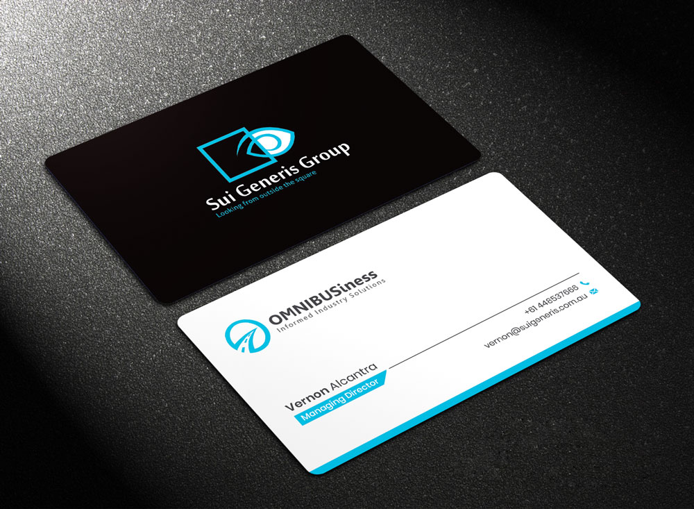 Business Card Design by Sandaruwan for Sui Generis Pty Ltd | Design #23564496