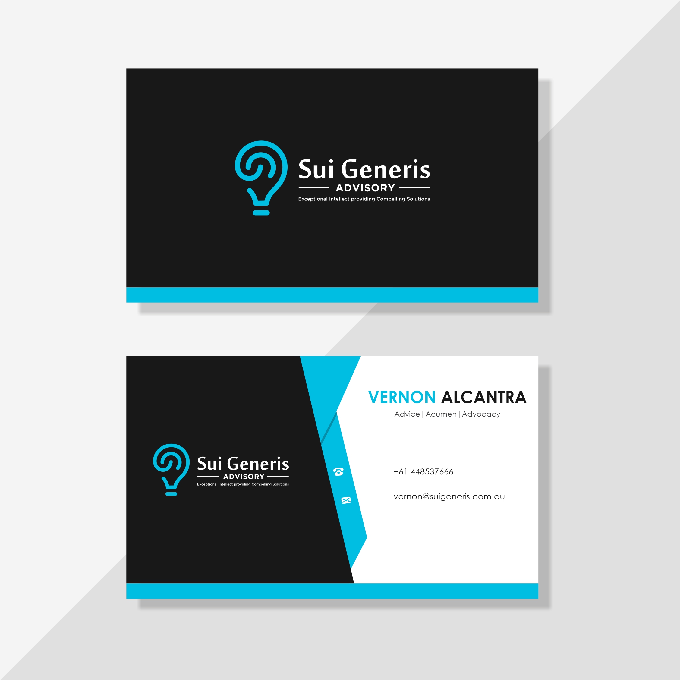 Business Card Design by artistoria™ for Sui Generis Pty Ltd | Design: #23564837
