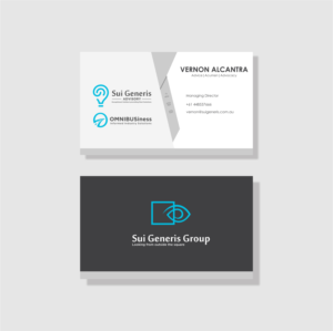 Business Card Design by artistoria™ for Sui Generis Pty Ltd | Design: #23584611
