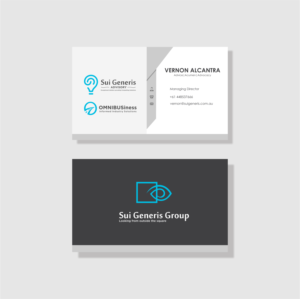 Business Card Design by artistoria™ for Sui Generis Pty Ltd | Design: #23604726