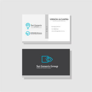Business Card Design by artistoria™ for Sui Generis Pty Ltd | Design: #23604731
