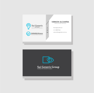 Business Card Design by artistoria™ for Sui Generis Pty Ltd | Design: #23611154
