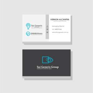 Business Card Design by artistoria™ for Sui Generis Pty Ltd | Design: #23612312