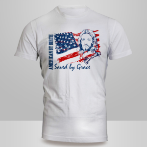 american flag with Jesus face | T-Shirt-Design von Kero