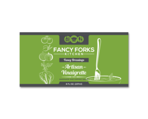 Our company, Fancy Forks Kitchen prepares handmade, wholesome  meals fully cooked and ready to he... | Diseño de Empaque por vpt_creations
