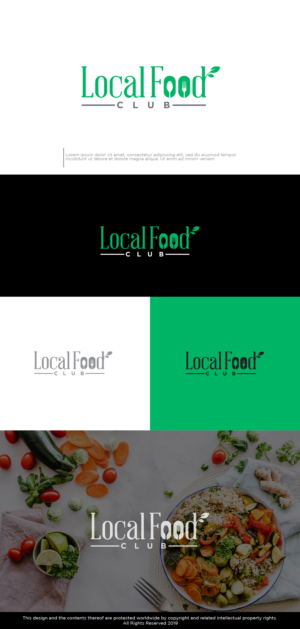 Local Food Club | Logo Design by Kim Ji