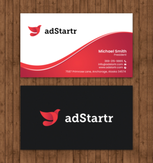 Startup company business card (Media & Advertising) | Diseño de Tarjeta de Presentación por chandrayaan.creative