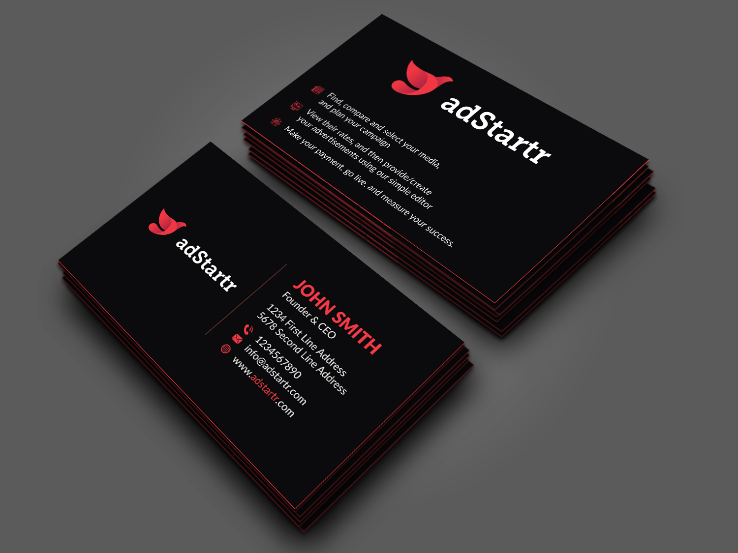 Business Card Design by Musa. A for OWS | Design #23588559