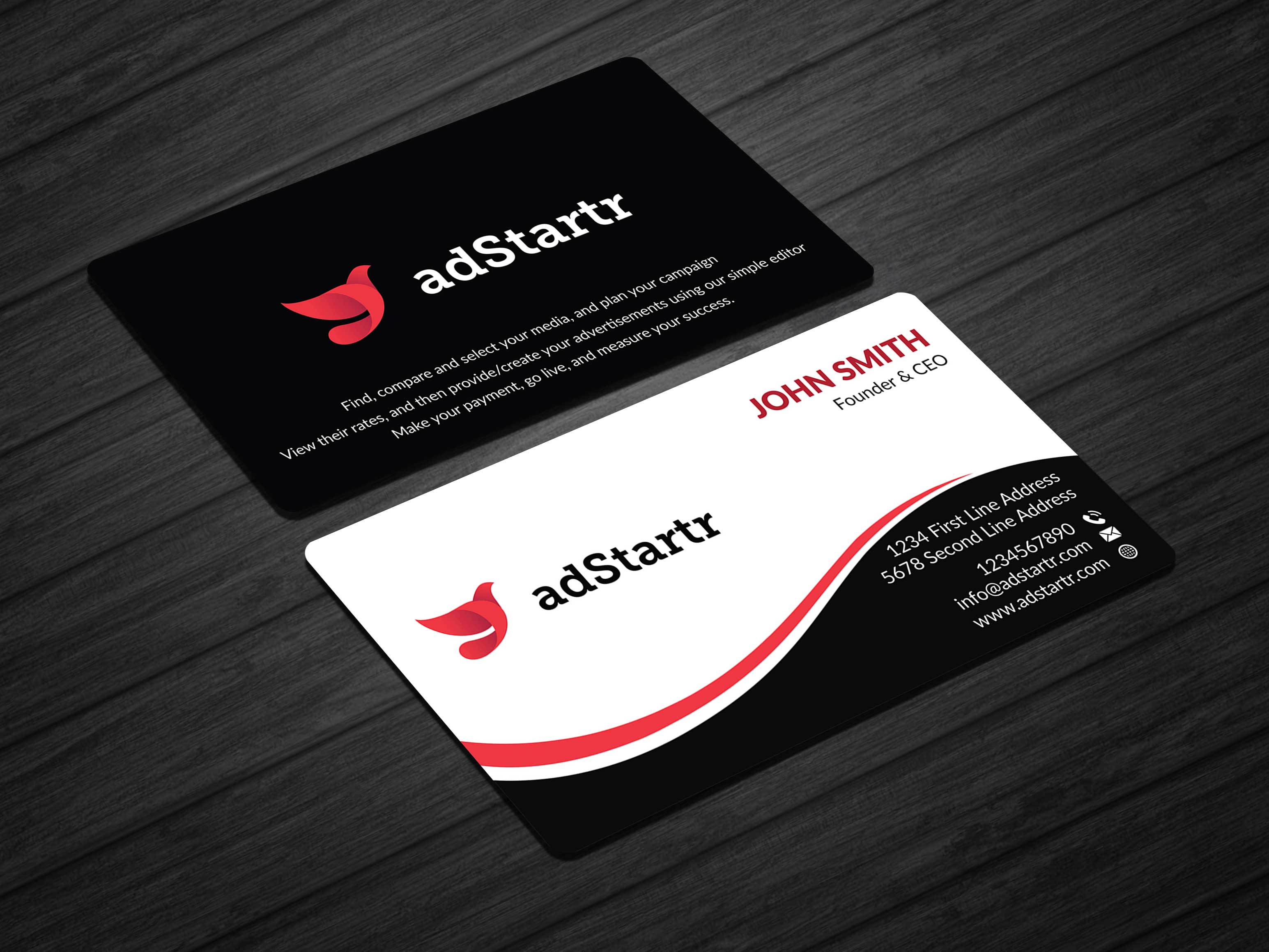 Business Card Design by Musa. A for OWS | Design #23588567