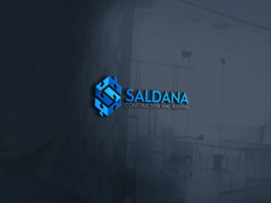 Saldana Construction and Roofing | Logo Design by uandbdeziner