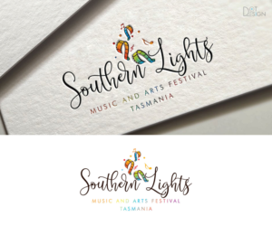Southern Lights, music and arts festival, Tasmania  | Logo Design by Dot Design 3