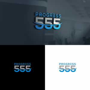 Progress 555 | Logo Design by ZiangArt_Studio