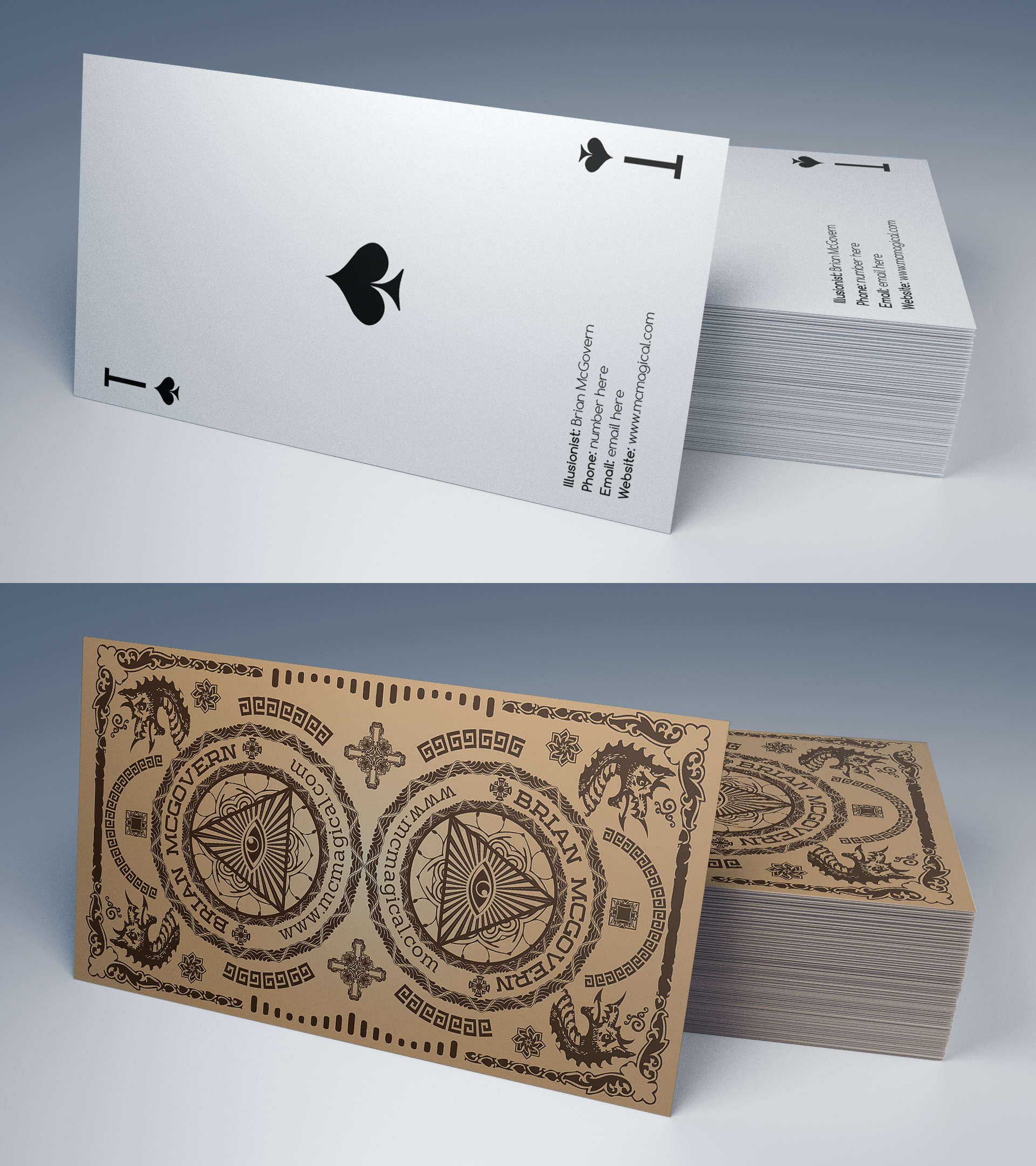 Diseño de Tarjeta de Presentación por J.Elizbar para Brian McGovern | Diseño #23601435