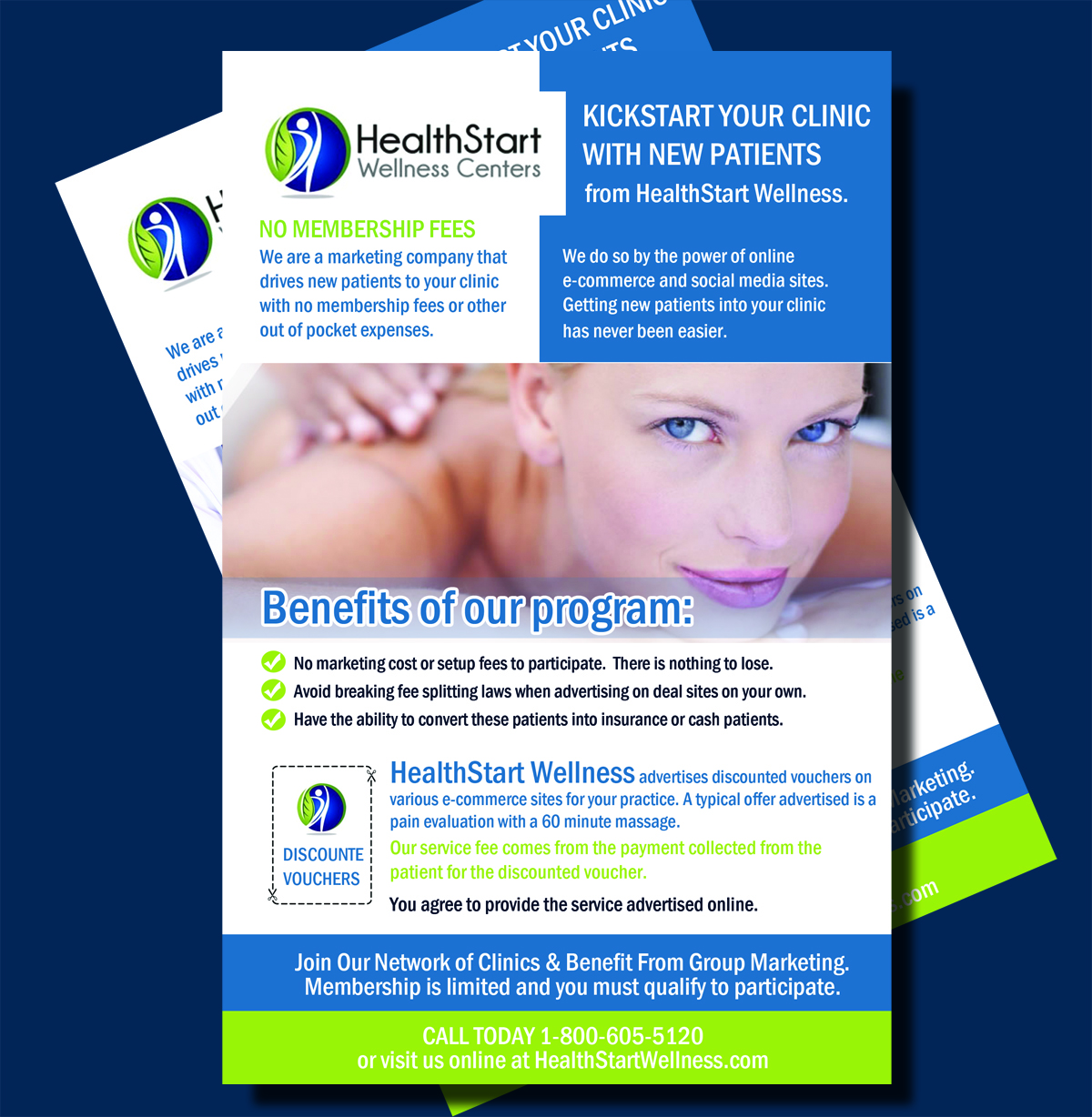 Flyer Design by uk for HealthStart Wellness | Design #2997466