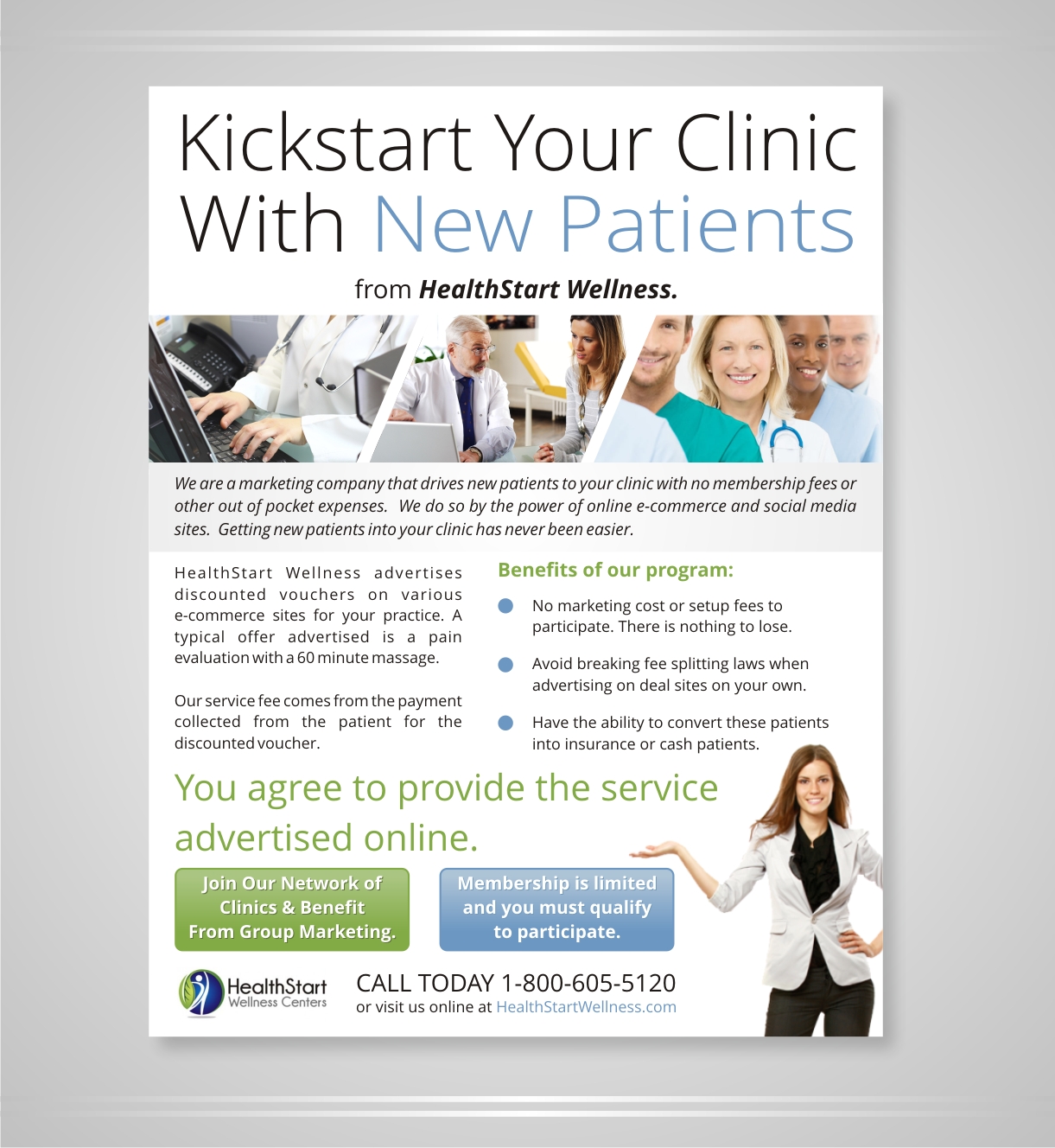 Flyer Design by tabish kazmi for HealthStart Wellness | Design #3015285