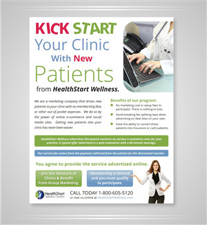 Flyer Design by tabish kazmi for HealthStart Wellness | Design #3015552