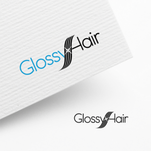 Logo Design by Arham Hidayat for Glossy Hair  | Design: #23610885