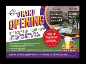 Grand Opening mailer for Your CBD Haven | Design de Flyer par Pinky 