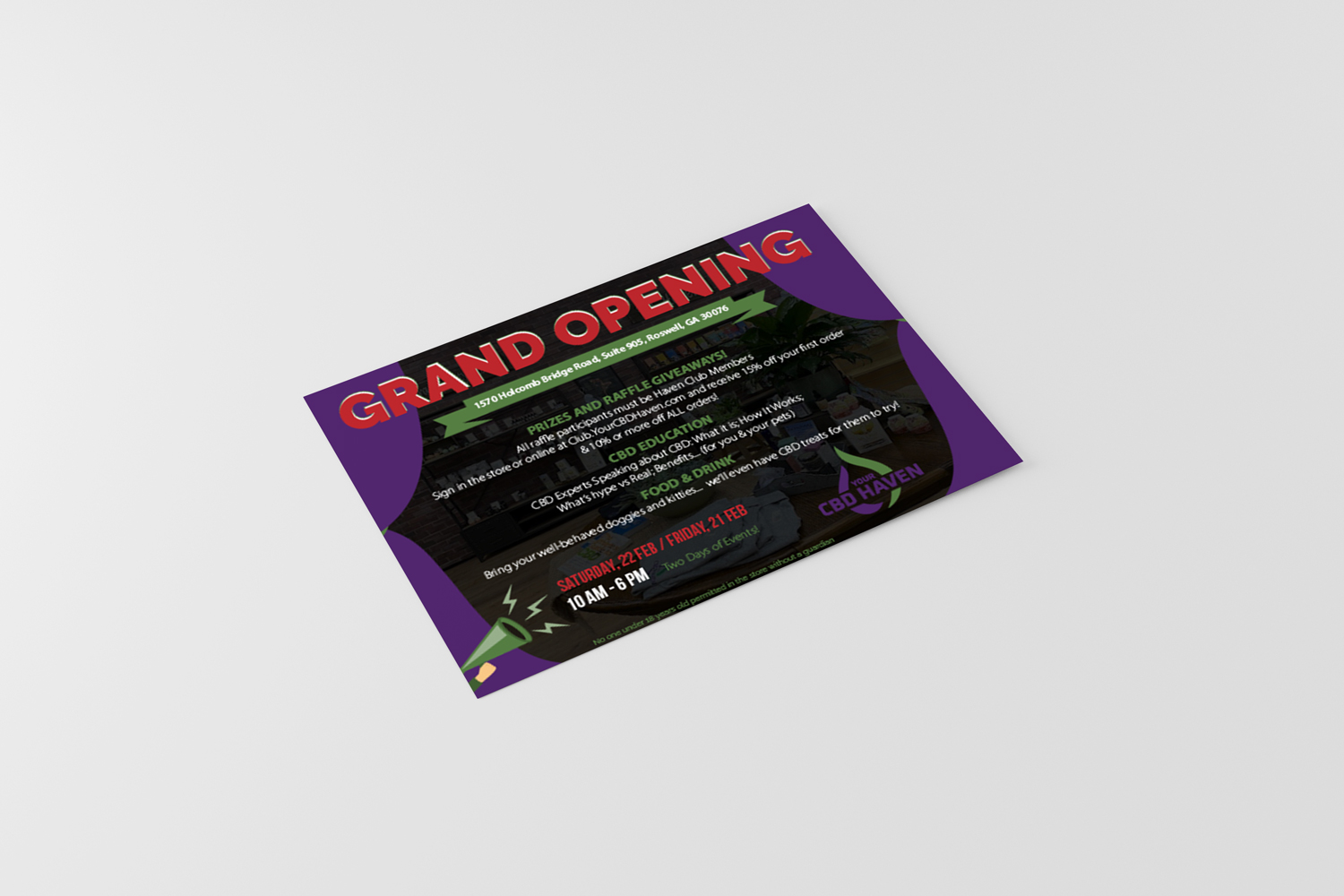 Flyer Design by coo.lt for this project | Design #23577183