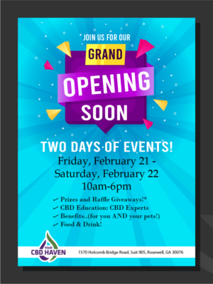 Grand Opening mailer for Your CBD Haven | Design de Flyer par Titan Solbiz