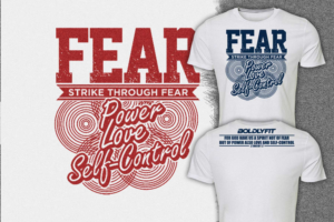 FEAR T-shirt Design  | T-shirt Design by Falih A