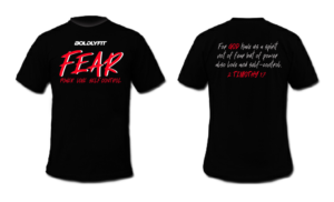 FEAR T-shirt Design  | T-shirt Design by NILDesigns