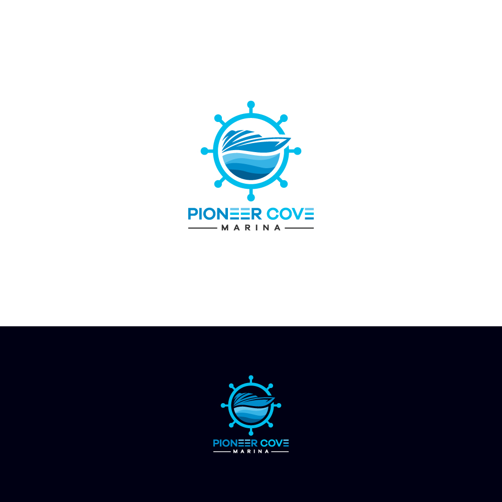 Logo Design by Gisella Guzmán for Pioneer Cove Marina | Design #23587532