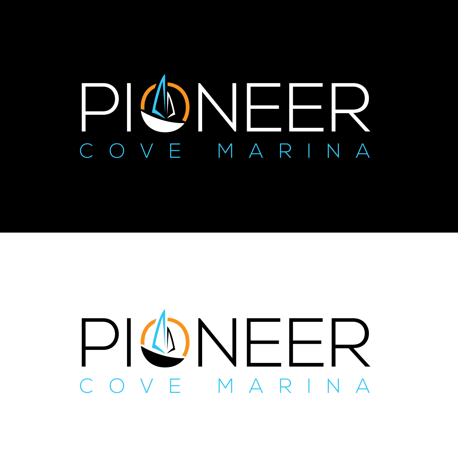 Logo Design by geni for Pioneer Cove Marina | Design #23581379