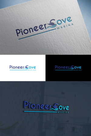 Pioneer Cove Marina | Logo Design by GoodTimes$$$